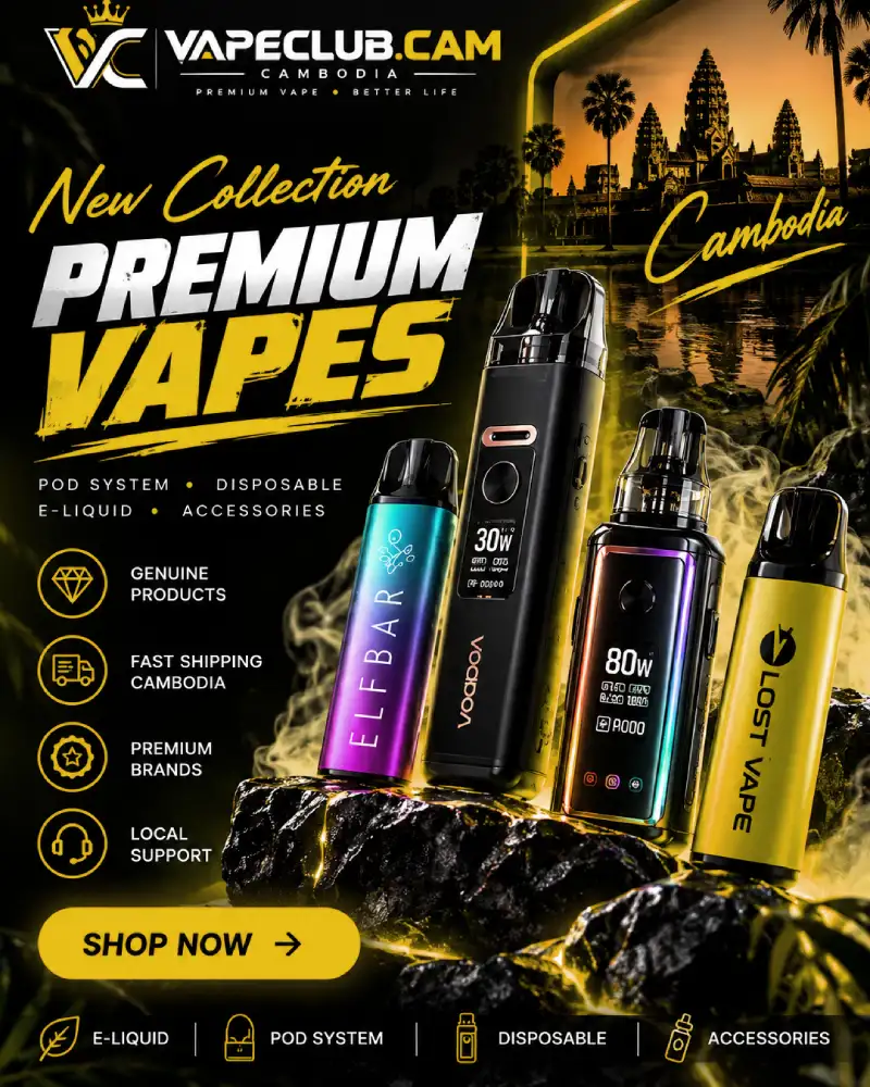VapeClub Cambodia - Premium Vape Collection